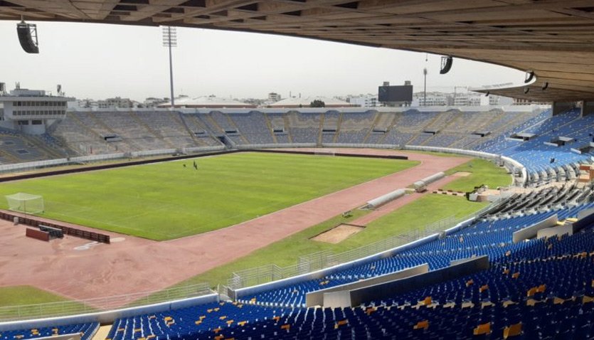 Mohammed V Stadium inside