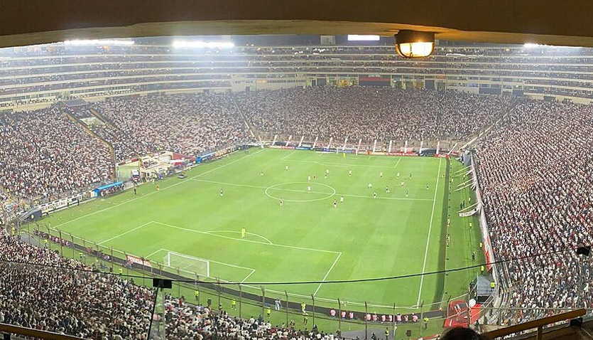 Estadio Monumental inside